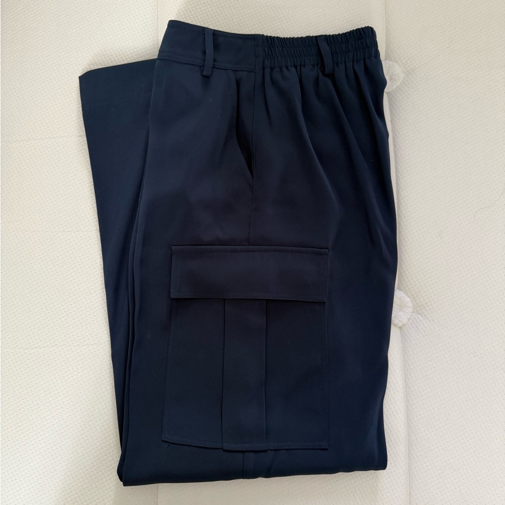 Ted Baker Navy Wide Leg Pants